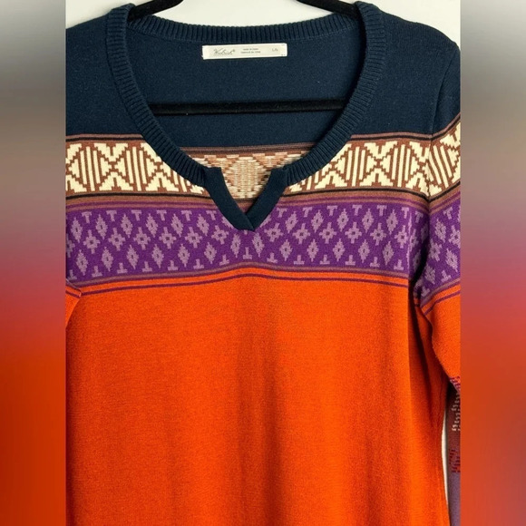 Woolrich Pull over knit sweater size Large - Picture 8 of 9